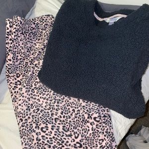 Fuzzy super cozy pajama set